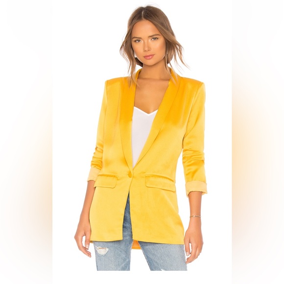 NWOT The Fleur Blazer in Mustard Yellow
L'Academie Size XXS - Picture 3 of 7